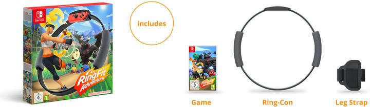 Actual product image Nintendo Ring Fit Adventure (Switch, Multilingual)