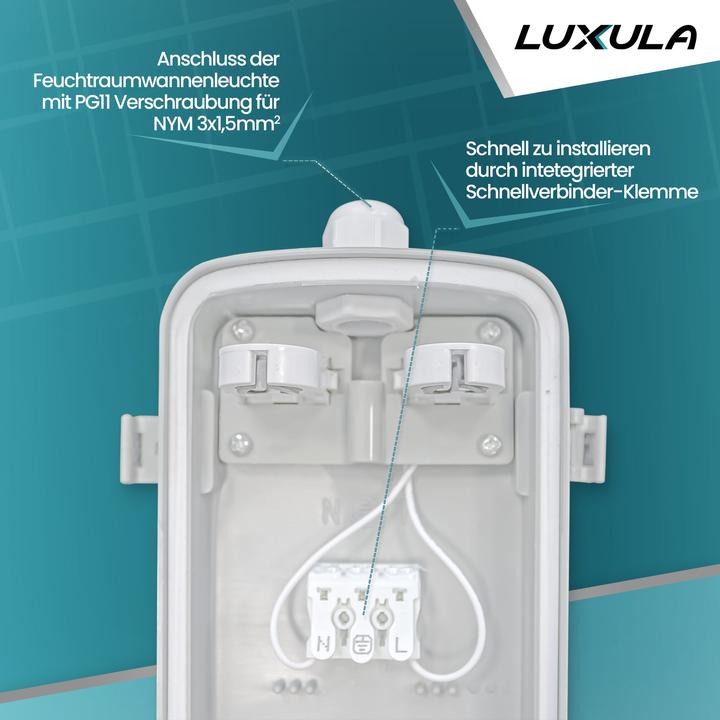 Image du produit Luxula Lampe à LED pour baignoire (3600 lm, G13)