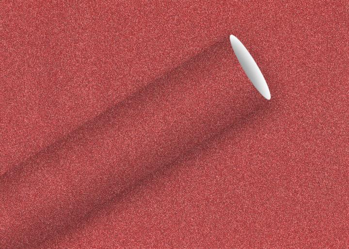 Produktbild Braun + Company Geschenkpapier-Rolle Glitter rot (Geschenkpapier)
