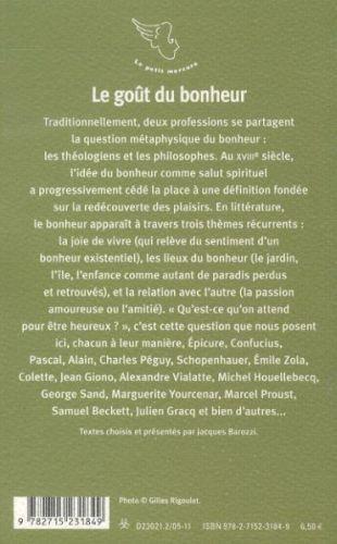 Actual product image Le goût du bonheur (French, Collectif, 2011)