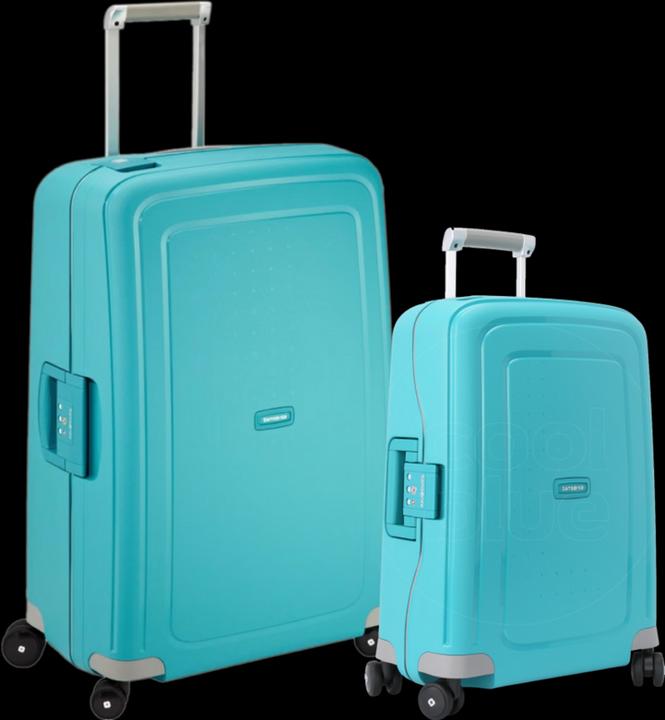 Image du produit Samsonite S'cure Spinner 55+75cm Aqua Blue Kofferset (102 l)