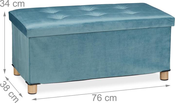 Actual product image Relaxdays Chest with tray (76 cm)