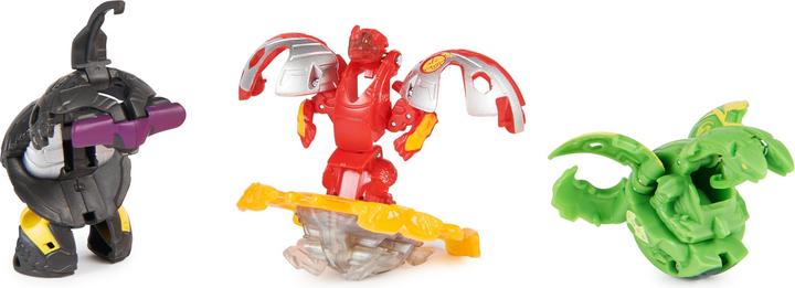 Spin Master Bakugan 2023 Starter Pack mit 3 Bakugan (inkl. 1 Special Attack Dragonoid, 2 Core Balls (Nillious un