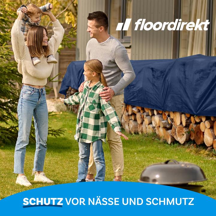 Produktbild Casa Pura Abdeckplane240 gm, Blau, 6 x 10 m (0.6 x 1 m)