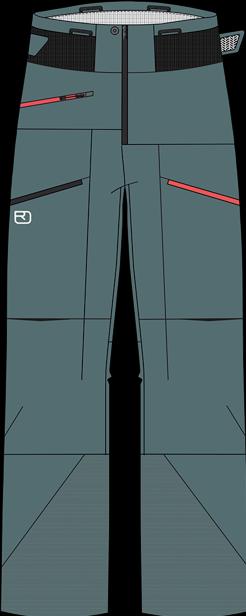 Actual product image Ortovox Deep Shell Pants W (XS)