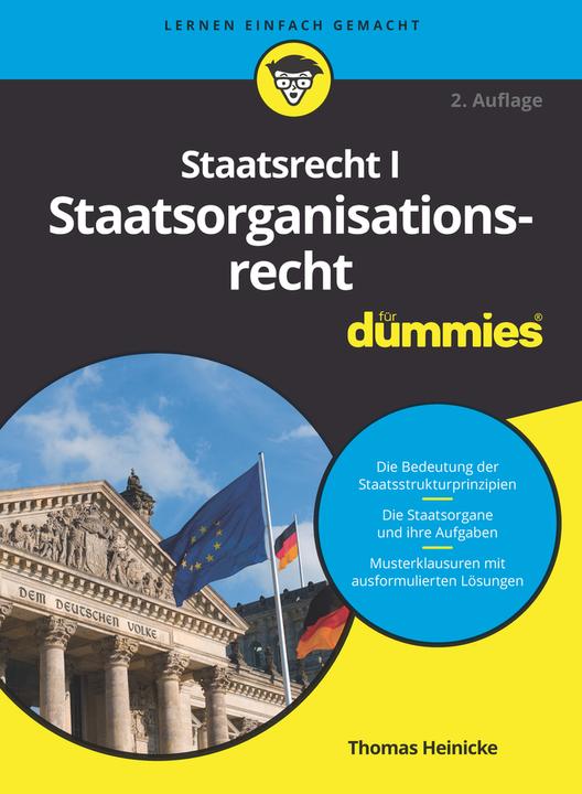 Produktbild Staatsrecht I Staatsorganisationsrecht für Dummies (Deutsch, Thomas Heinicke, 2022)