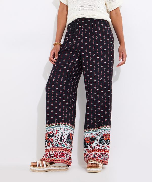 Image du produit Joe Browns Elephant Print Wide-Leg Trousers (36)