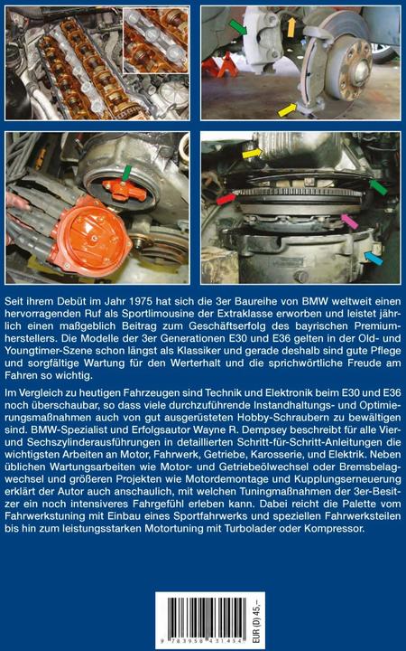 Actual product image Das BMW 3er Schrauberhandbuch - Baureihen E30/E36 (German, Wayne R. Dempsey, 2015)