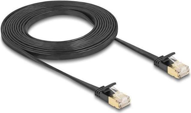 Actual product image Delock RJ45 network cable Cat.6A plug to plug with robu (U/FTP, CAT7, 3 m)