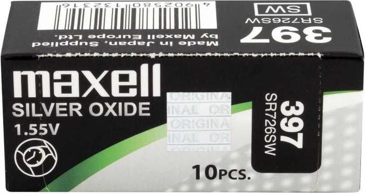 Actual product image Maxell Button cell SR726SW 10 pieces (10 pcs., SR59, 36 mAh)