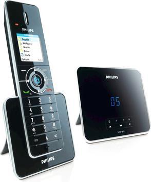 Image du produit Philips VOIP 8551, téléphone Skype/analogique, répondeur téléphonique