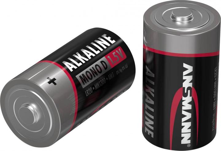 Produktbild Ansmann D LR 20 Red-Line (2 Stk., D, 16000 mAh)