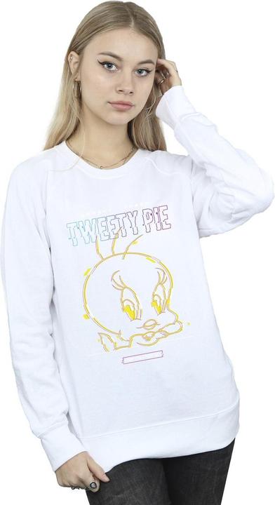 Actual product image Looney Tunes Womens/Ladies Tweety Glitch Sweatshirt (XXL)