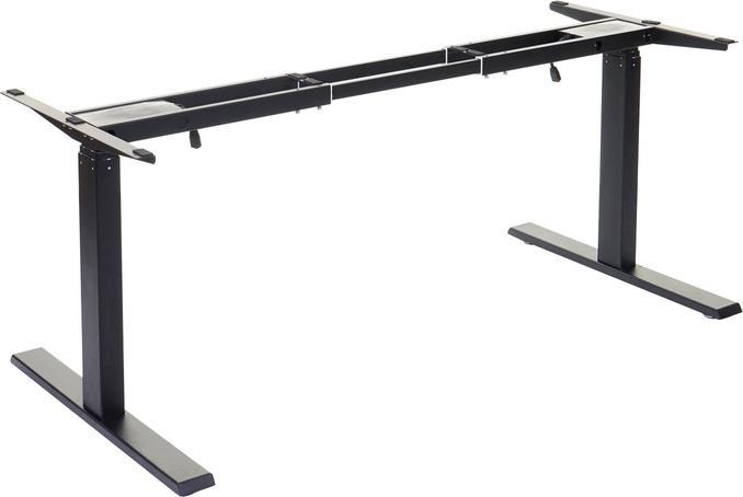 Produktbild Swisshandel24 Gestell, variables Tischgestell für Eck-Schreibtisch, elektrisch höhenverstellbar Memory 45kg - schw