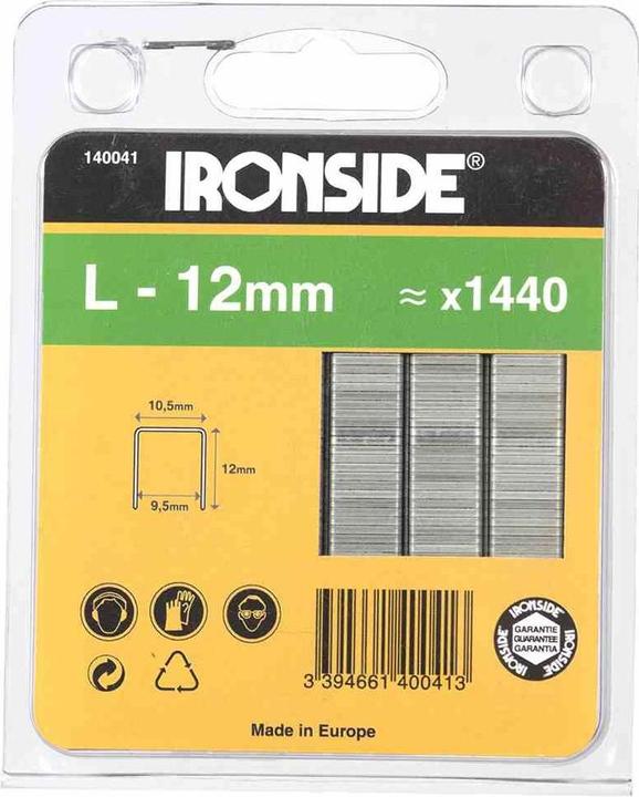 Ironside Heftklammer 12 mm,L (1440 x)
