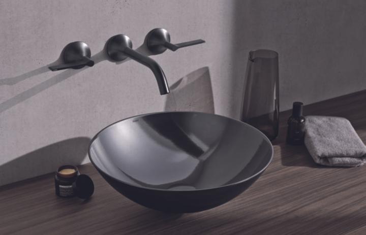 Actual product image Alape bowl basin SB.K360.GS, round Ø 36.0cm, 3501000 (360 mm, 475 mm)