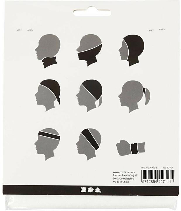 Image du produit Creativ Company Echarpe tube polyester, 1 pièce, Blanc