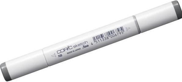 Actual product image Copic Sketch type N - 8 (N-8 - Neutral Grey No.8, 1 x)