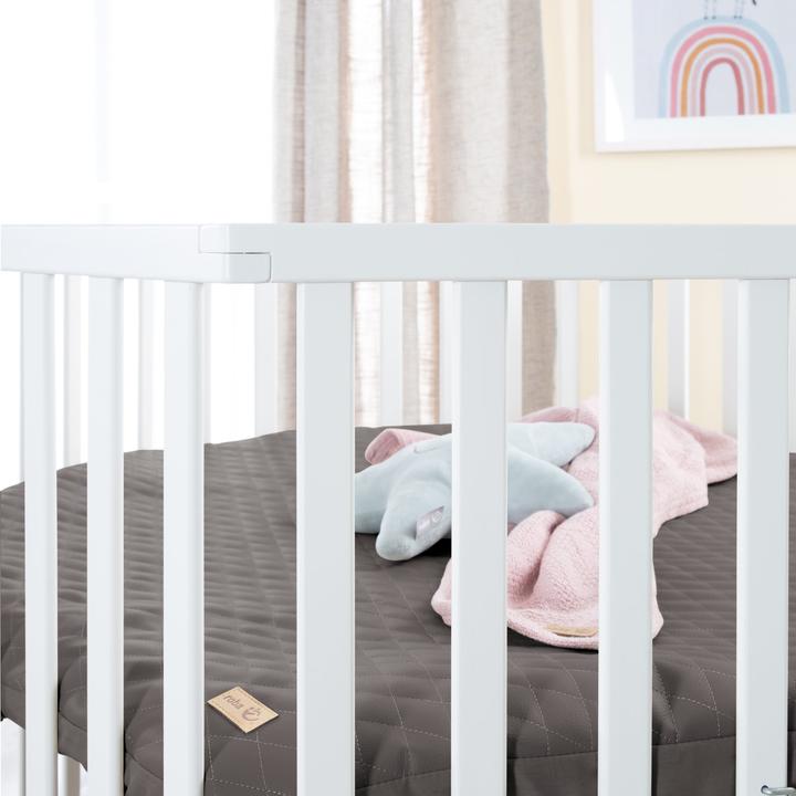 Image du produit Roba Parc hexagonal Graphite surpiqué (118.50 cm, 103.50 cm, Panneau de bois MDF)