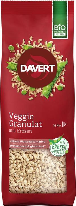 Produktbild Davert Veggie Granulat aus Erbsen Bio (100 g)