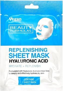 Beauty Formulas Sheet Mask With Hyalural Acid 1Pc.