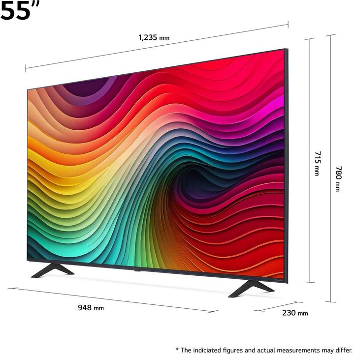Image du produit LG 55NANO81T6A (55", NANO81, Nano-Cell, 4K, 2024)