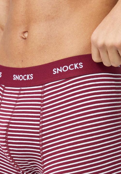 Actual product image Snocks Boxershorts mit Streifen (M, pack of 6)