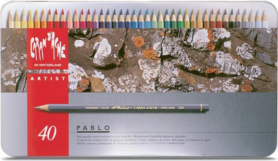 Produktbild Caran d'Ache Pablo Metallschachtel (Mehrfarbig, 40 x)
