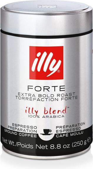 Actual product image Illy Forte ground coffee (250 g, Dark roast)