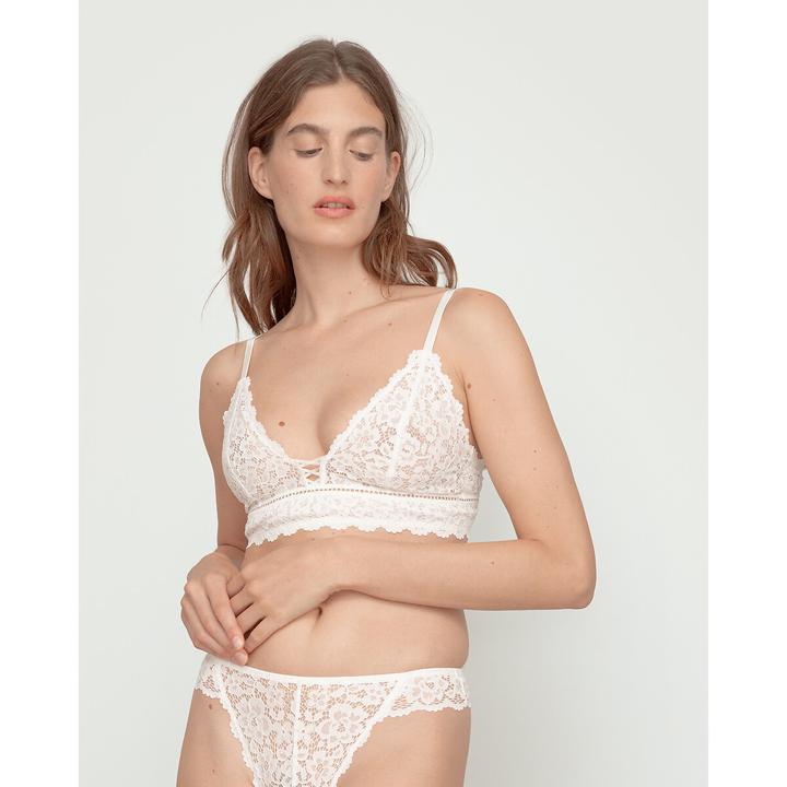 Immagine prodotto La Redoute Collections Bügelloser Triangel-BH aus Spitze (70 A)