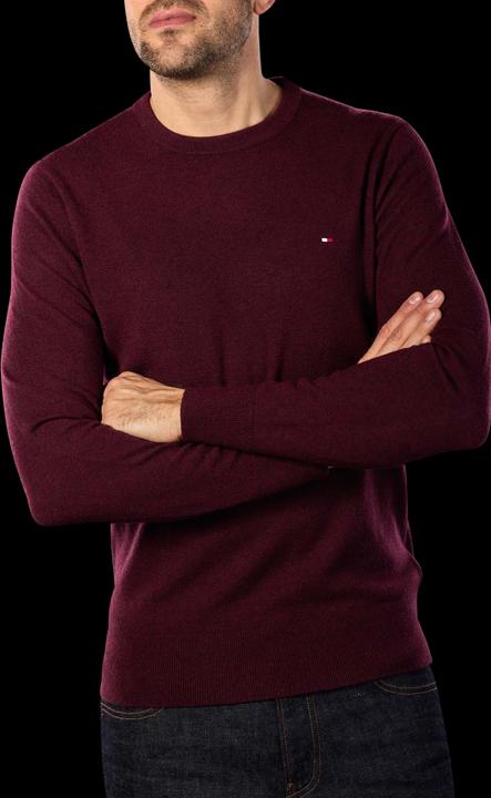 Produktbild Tommy Hilfiger Extrafine Soft Wool Sweater deep burgundy (XXL)