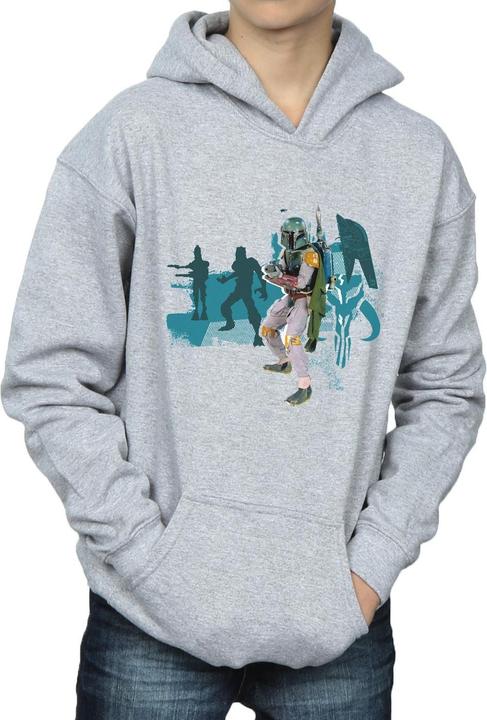 Produktbild Star Wars Boba Fett Modern Kapuzenpullover Jungen (152, 158)
