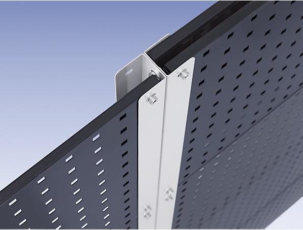 Produktbild eurokraft pro Lochplatten-Stellwand, Höhe 1845 mm