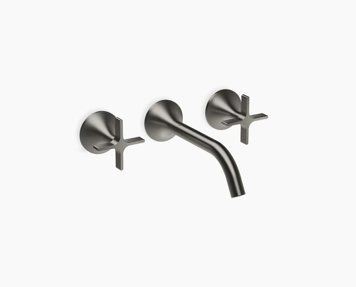 Produktbild Dornbracht VAIA Waschtisch-Wandbatterie ohne Ablaufgarnitur, Kreuzgriff, Ausladung 190 mm, 36712809