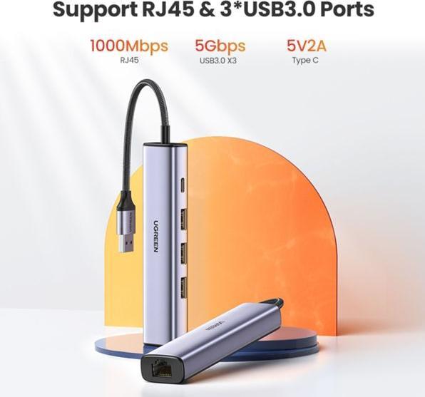 Immagine prodotto Ugreen 5in1 Adapter (USB-A, 5 Porti)