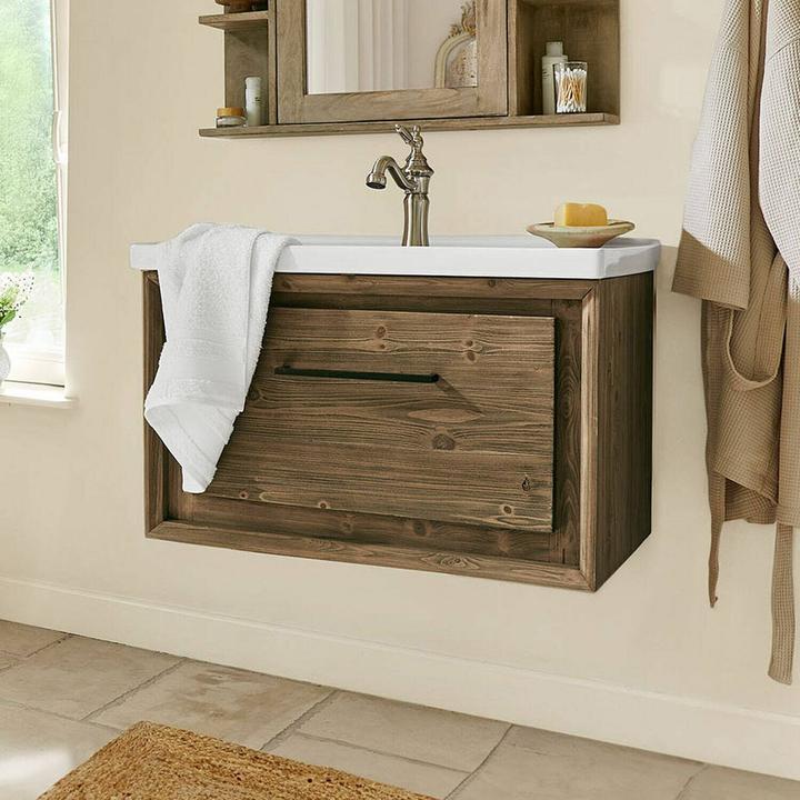 Actual product image Loberon Waschtisch Greenhaven weiss/braun