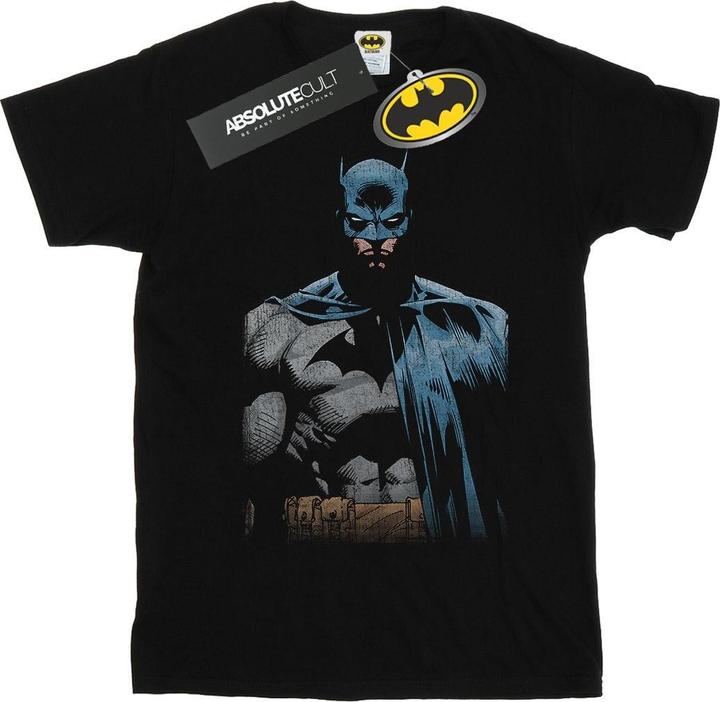 Image du produit Femme/Les femmes Batman Close Up Cotton Boyfriend T-Shirt (XL)