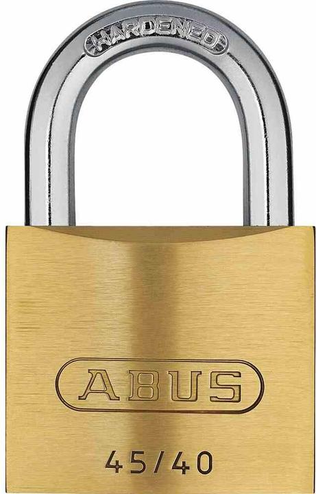 Actual product image Abus Brass padlock type 45/40 Quad-Pack SB Size: 40 mm, shackle thickness: 6.0 mm