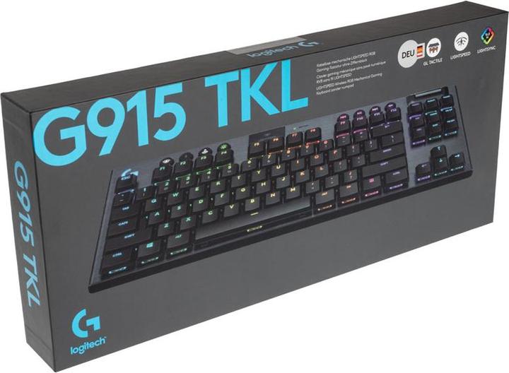 Actual product image Logitech G G915 (DE, Wireless, Cable)