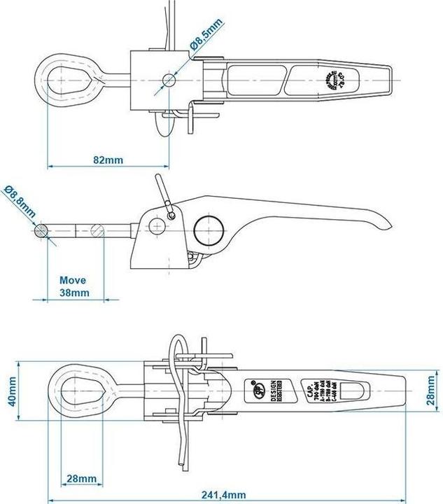 Image du produit ProPlus Serrure excentrique SPP ZB-03