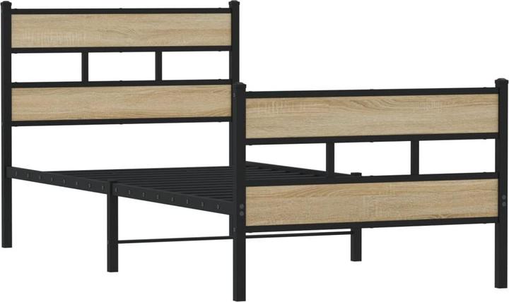 Immagine prodotto VidaXL Letto in metallo Struttura letto a doghe letto matrimoniale senza materasso 160x200cm (160 x 200 cm)