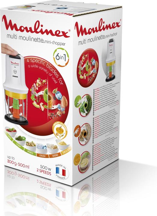 Actual product image Moulinex Multi Moulinette 6-in-1 (500 ml, 500 W)