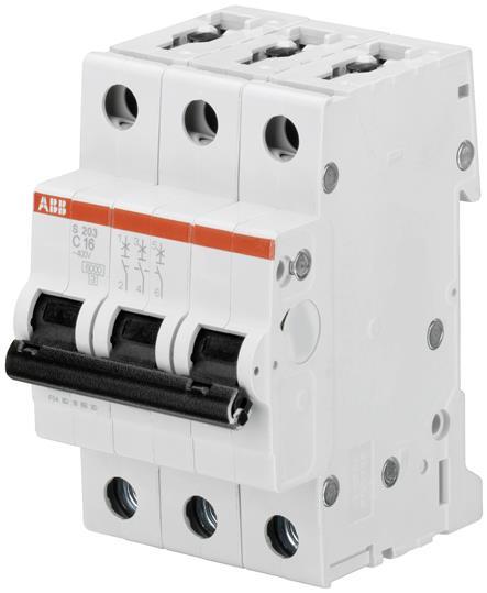 Produktbild ABB S203-C4 Sicherungsautomat 4A pro M compact 3-polig