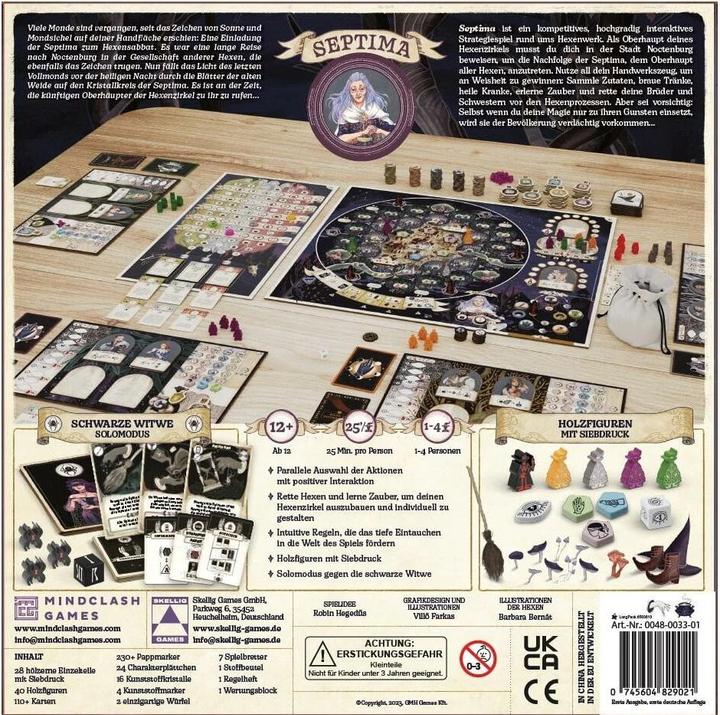 Actual product image Skellig Games SKED0027 - Septima, board game, for 1-4 players, from 12 years (DE edition) (German)