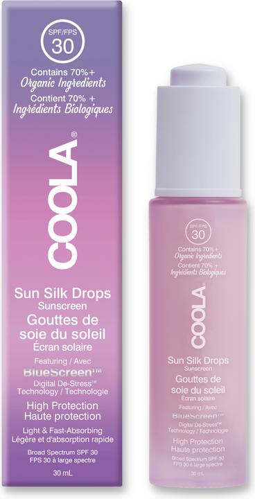 Produktbild Coola Suncare Sun Silk Drops (Sonnencreme Gesicht, SPF 30, 30 ml)