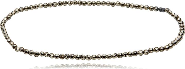 Image du produit Leyda Bracelet pyrite doré et argent (17 cm, Pierre de couleur, Argent 925)