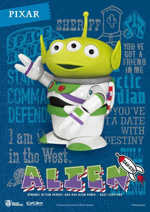 Immagine prodotto Beast Kingdom Statuetta di Toy Story Dynamic Action Heroes Alien Remix Buzz Lightyear 16 cm