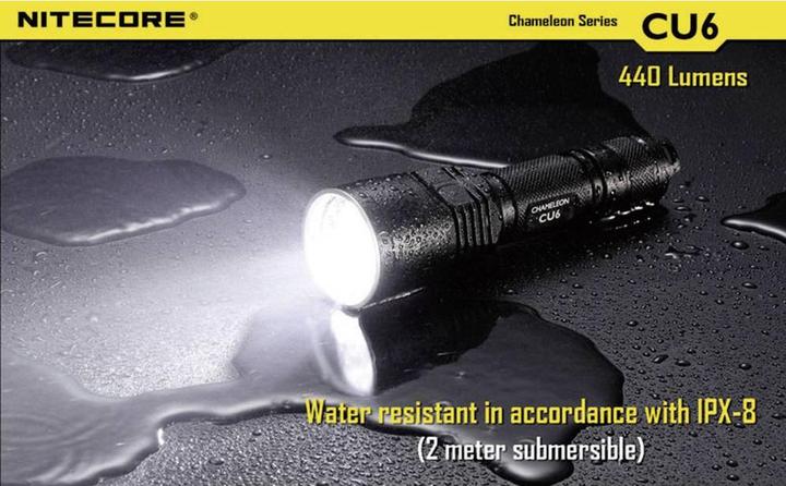 Actual product image Nitecore Chameleon CU6 with UV LED (14.30 cm, 440 lm)