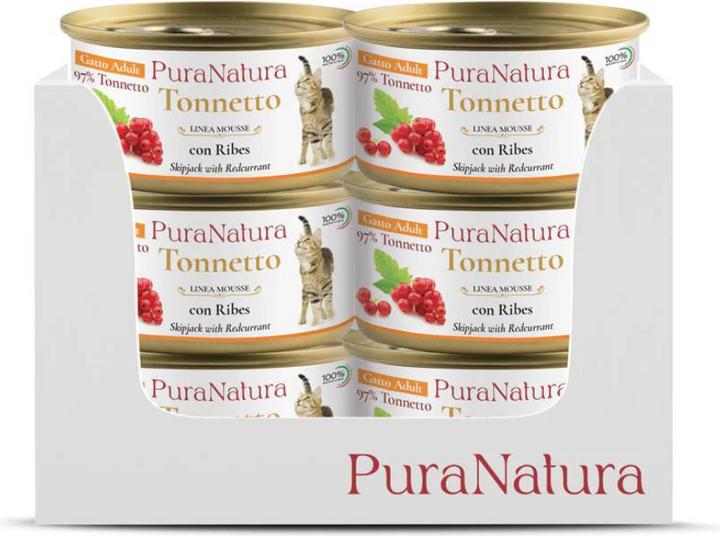 Pura Natura Tonnetto con Ribes (Adult, 24 Stk., 85 g)