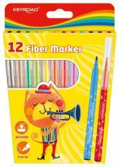 Actual product image Keyroad Fasermarkerstifte 12 Stück (Multicoloured, 12 x)